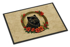Chow Chow Christmas Flowers Doormat
