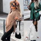 Mn-Women's Comfortable Hoodie with Pocket and Side Slit, Sulphur Sleeves, Perfect for All Occasions | Streetwear