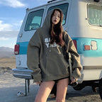 High-Quality Women's Niche Design Hooded Sweater