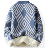 Men's Knitted Round Neck Cashmere Sweater