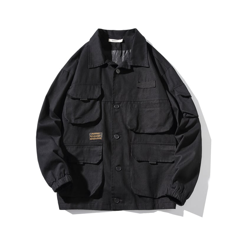 Men's Multi-Pocket Utility Jacket
