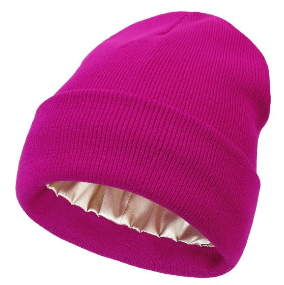 Knitted Wool Hat | Embroidered Cap