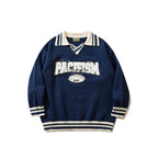 Men's College Style High Street Knitted Jumper