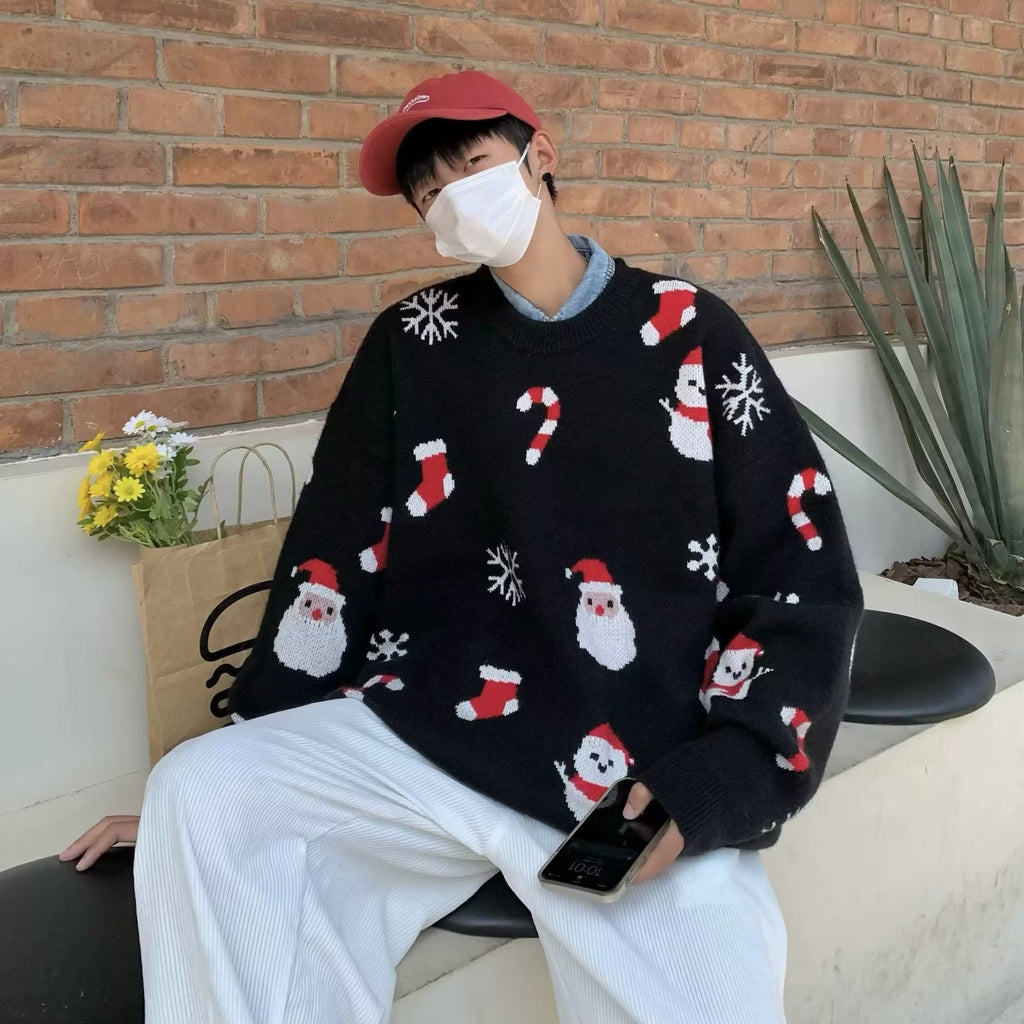 Men's Versatile Fashion Santa Claus Sweater