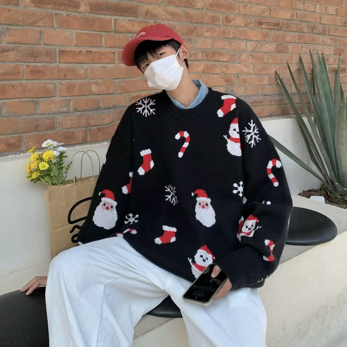 Men's Versatile Fashion Santa Claus Sweater