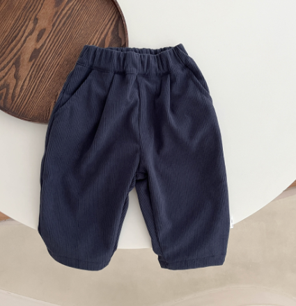 Baby Ribbed Corduroy Pants for Fall/Winter (One Pair)