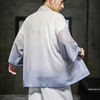 2022 Men's Ice Silk Hanfu Cardigan Casual Jacket