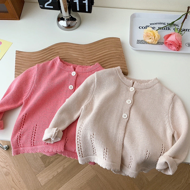 Fashionable Knitted Cardigan for Girls