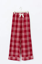Plaid Bow Tie Camisole Set for Women