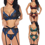 Lace Sexy Lingerie Set for Women - Wholesale Three-Piece