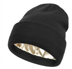 No Static No Frizz No Tangle Knit Hat (One Piece) | Embroidered Cap