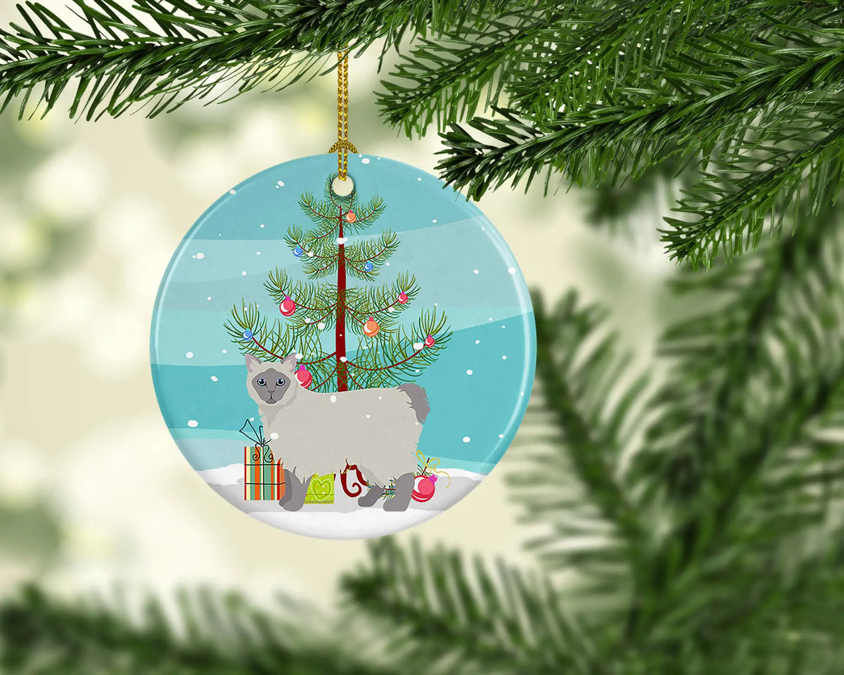 Owyhee Bob Cat Christmas Ceramic Ornament