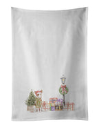 Ibizan Hound with Christmas Wonderland Kitchen Towel Set of 2