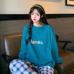 Korean Style Women's Loose Round Neck Sweater
