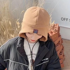 Thickened Warm Earmuff Cute Fashion Hat | Embroidered Cap