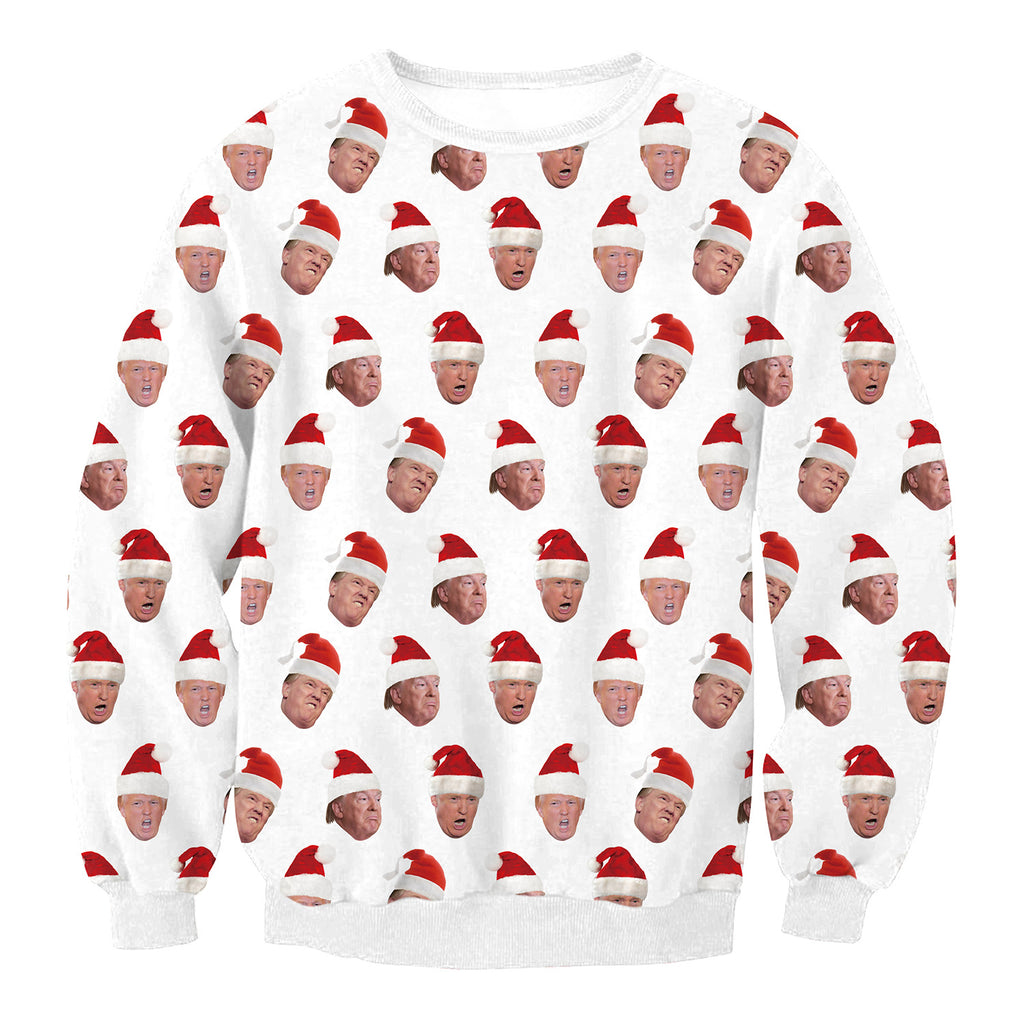 Women's Santa Claus Elk Long Sleeve Sweatshirt | Streetwear