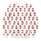 Women's Santa Claus Elk Long Sleeve Sweatshirt | Streetwear