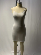 Vacation slim suspender dress