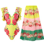 Plus Size 2024 New Sexy One-Piece Swimsuit for Women