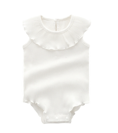 Summer Baby Girl Stretchy Bodysuit for Newborns
