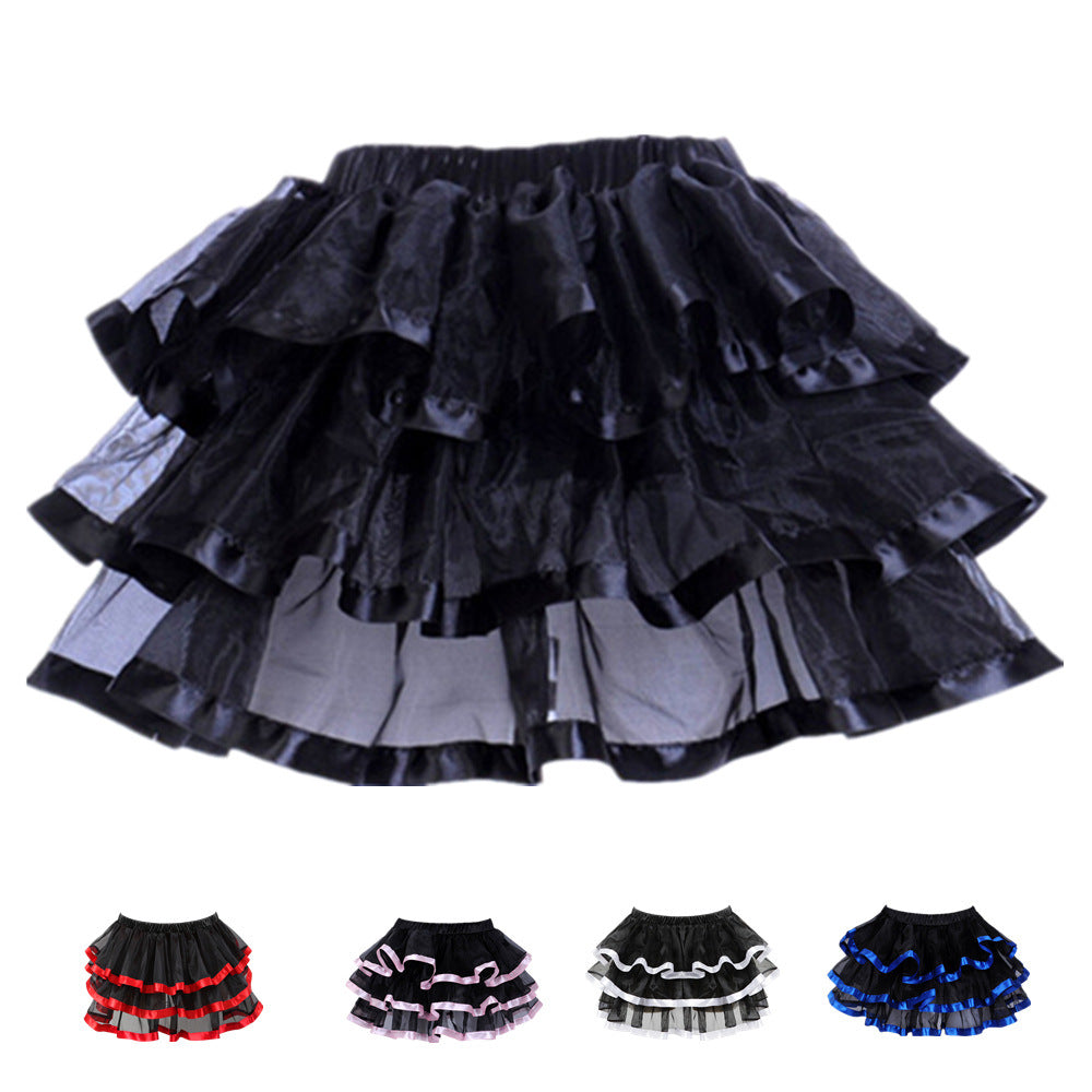3606# Women's Uniform Corset with Skirt Set