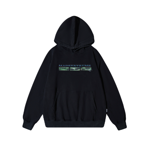 Street Tide Printed Washed Sweater for Men and Women