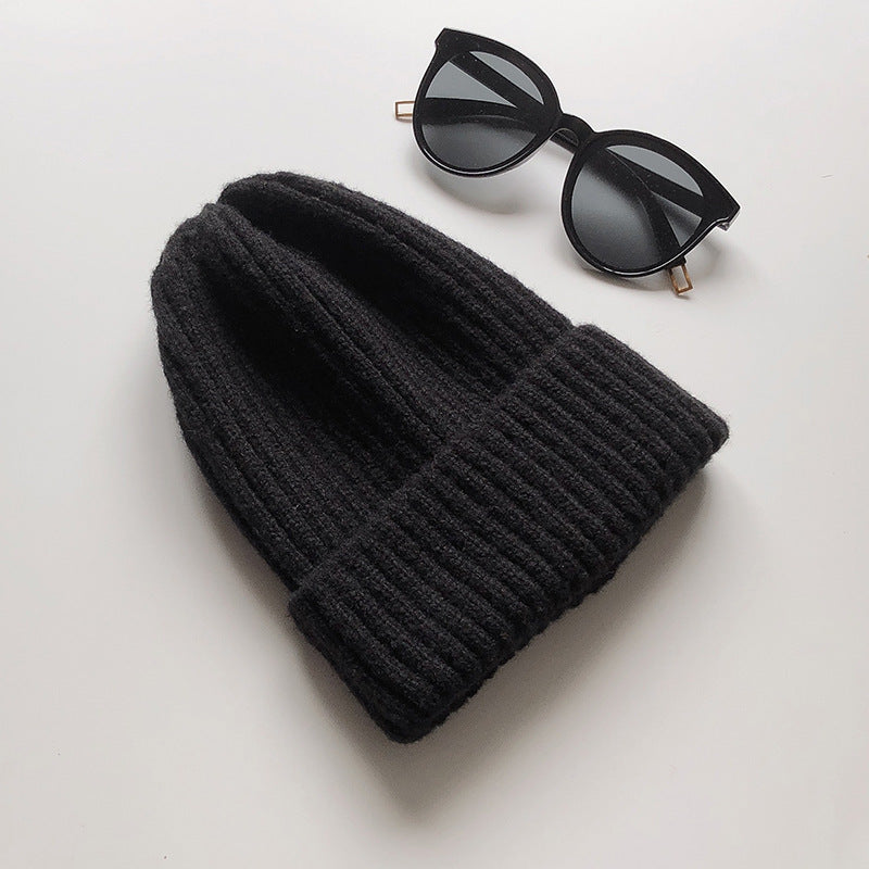 Candy Color Light Board Wool Cap for Warmth | Embroidered Cap
