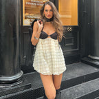 Lace Babydoll Nightie with Satin Underwire Cups