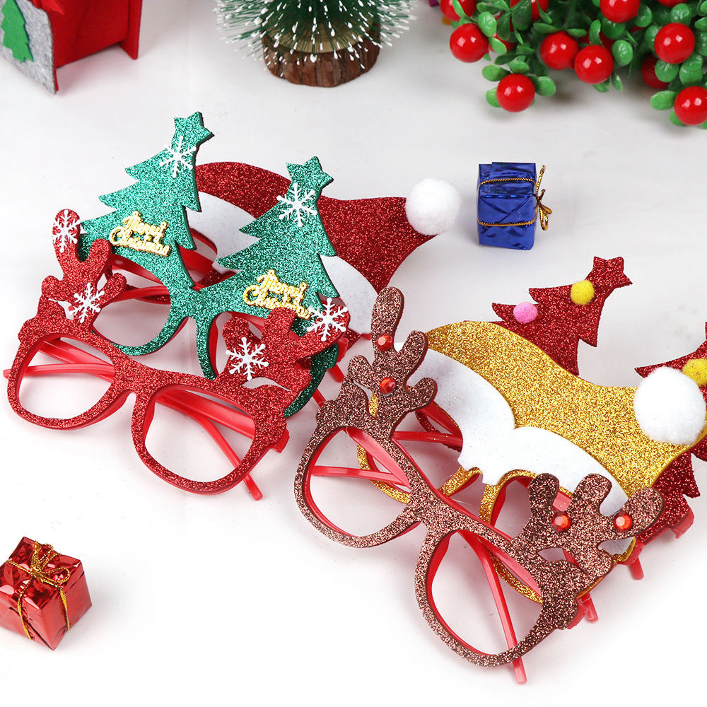Christmas Decorative Glasses for Adults and Kids
