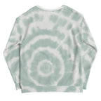 Green Tie-Dye Vibe Tropical Sweatshirt | Streetwear