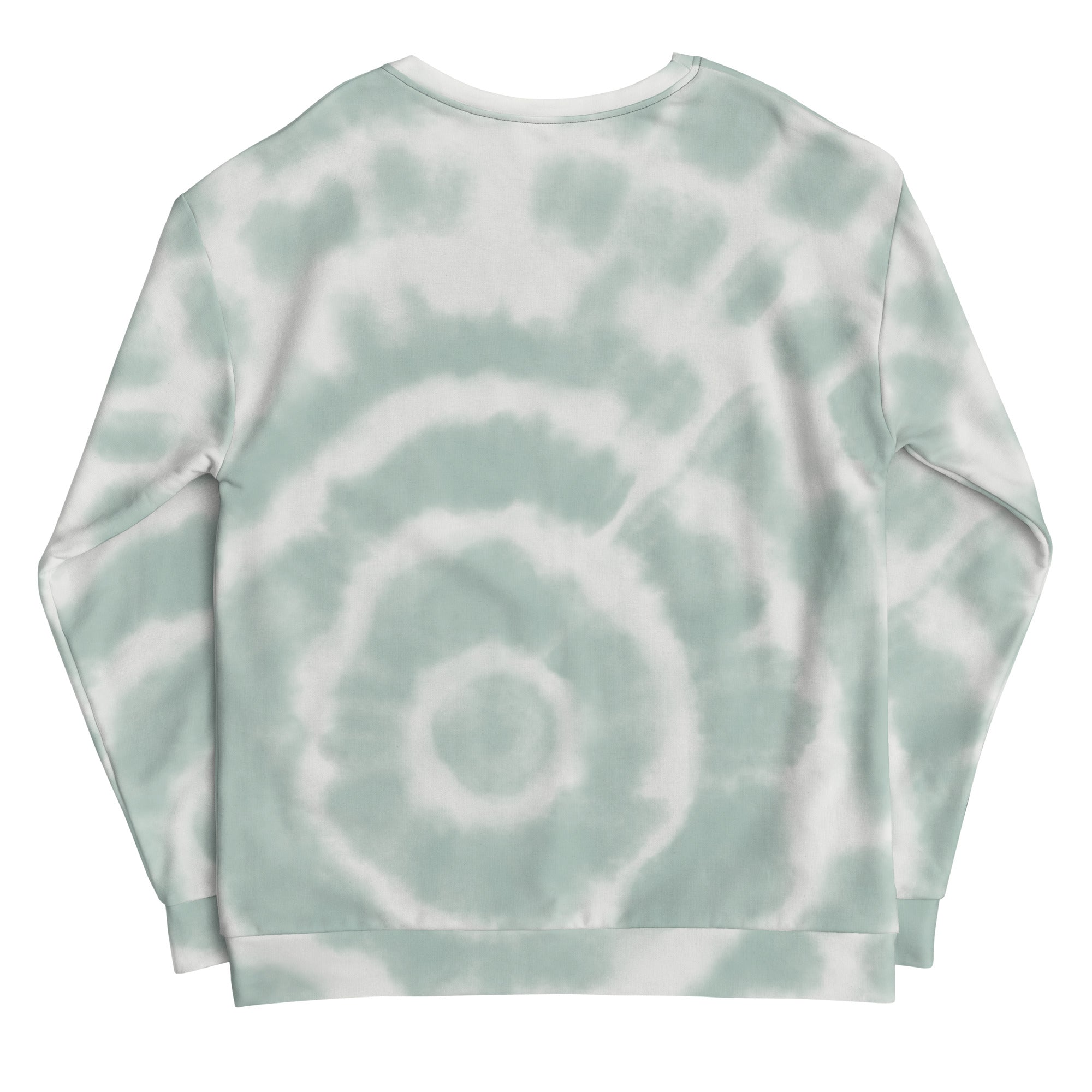 Green Tie-Dye Vibe Tropical Sweatshirt | Streetwear