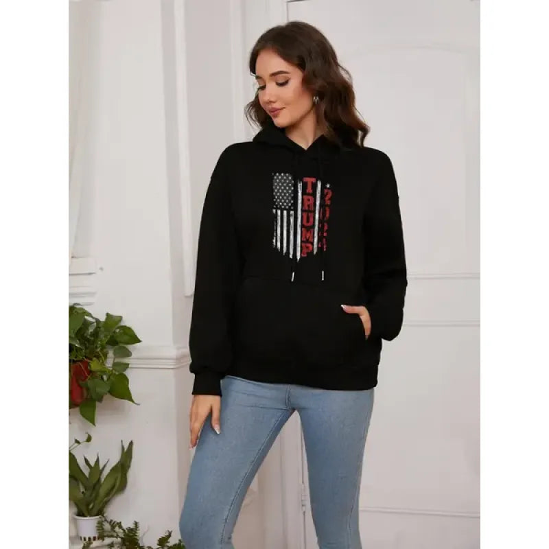Thermal Printed Pullover Hoodie | Streetwear