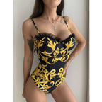 2021 Lace One-Piece Swimsuit for Women C3112