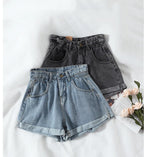 Women's High-Waisted Denim Shorts