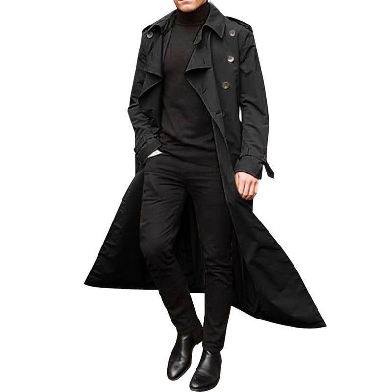 Men's Solid Color Windbreaker Jacket