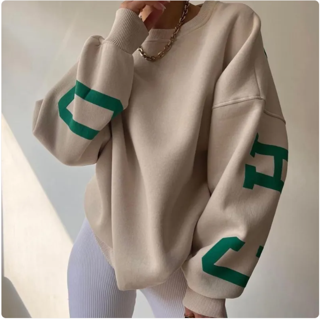Women's Printed Fashion Sweatshirt | Streetwear