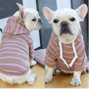 Pet Hoodie for Dogs - Striped Design (One Piece)