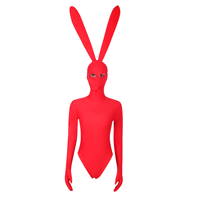 Sexy Hexagon Bunny Bodysuit for DJ Performers