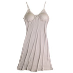 2020 Summer Women's Silk Cami Nightgown with Padding