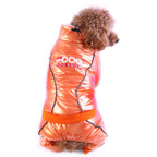 Windproof Hooded Down Jacket for Dogs
