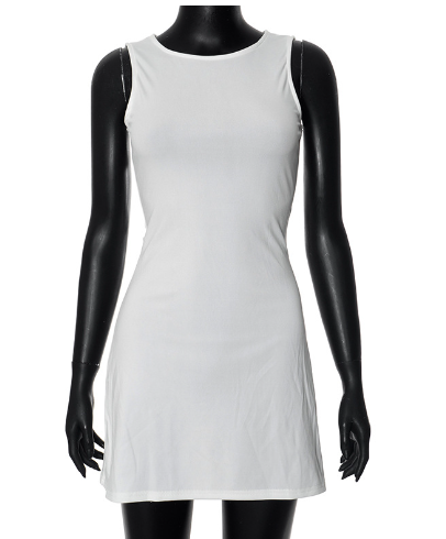 Casual Women's Summer Sleeveless Round Neck Dress