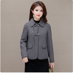 Women's Stylish Short Wool Coat