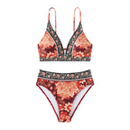 Huludao Women's Sexy Bikini Swimsuit with Push-Up Top