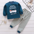 Fleece-Lined Thermal Underwear Set for Kids