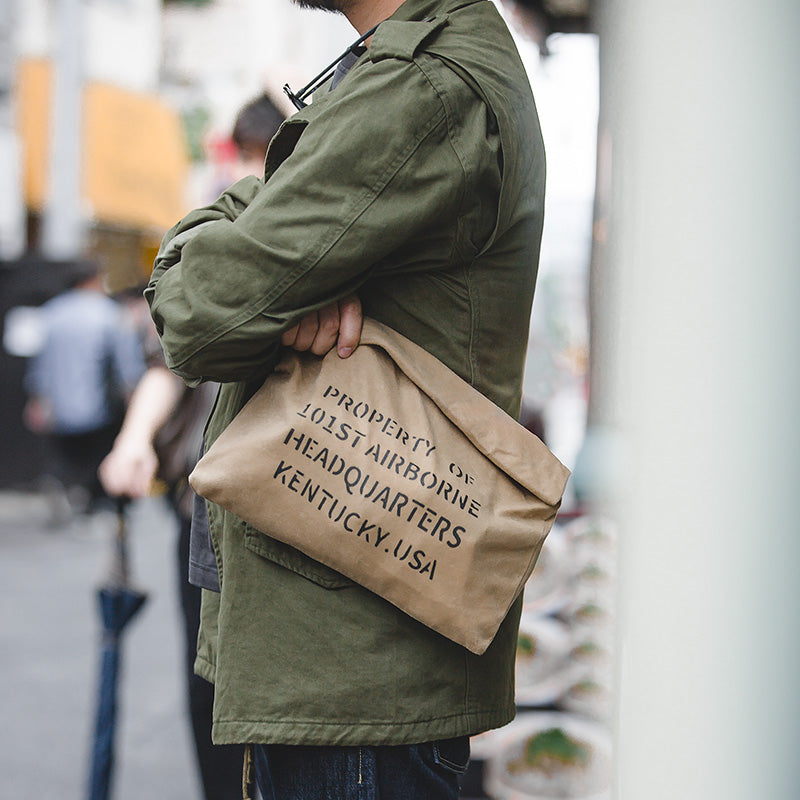 Maden M65 Oversize Army Green Denim Jacket for Men