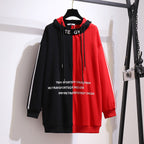Plus Size Women's Long Hoodie Sweatshirt Coat (3XL-7XL) | Streetwear