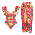 Plus Size 2024 New Sexy One-Piece Swimsuit for Women
