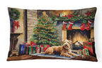 Lakeland Terrier Cozy Christmas Throw Pillow