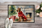 Irish Terrier Cozy Christmas Doormat
