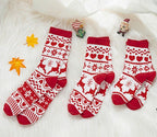 Children's Jacquard Christmas Socks the Holidays